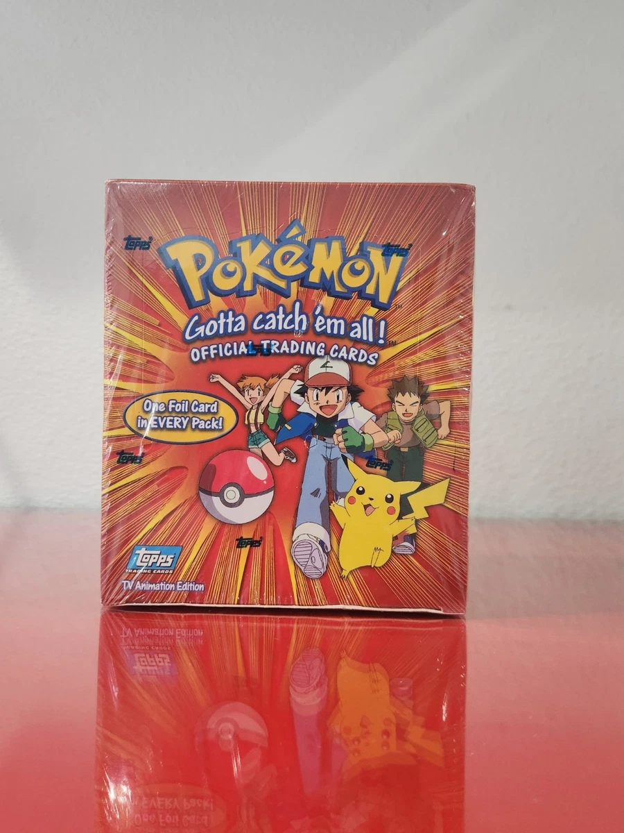 Vintage Topps Pokmon Series 1 Booster Pack Sealed - Red Logo, 1998 Base  Set Cards