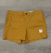 NWT OLD NAVY Women's Everyday Short Size 12 5" Inseam Mustard Yellow