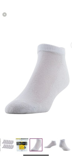 PowerSox Men's Cushion No Show Socks 12 Pairs - Picture 4 of 6