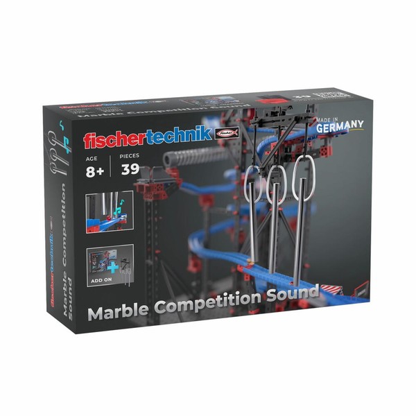 Fischertechnik Marble Competition Sound 39-Tlg. Erweiterung ErgäNzung Kugelbahn-image