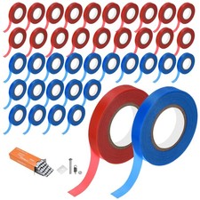 40-Pack Garden Tie Tape, 3937 Feet x 0.47 Inch Tying Tape W 10000pcs Staples for