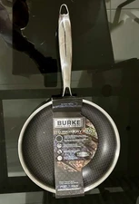David Burke Geo Clad 10" Frying Sauté Pan Laser Etched Geometric Pattern NEW