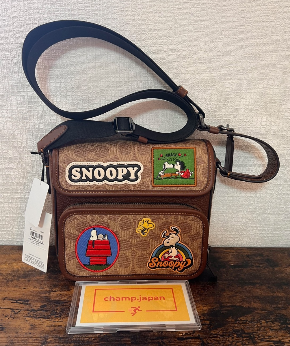 発送は8/4★COACH×PEANUTSバッグ★ COACH コーチCOACH バック 新作 新品 スヌーピー PEANUTS コーチ