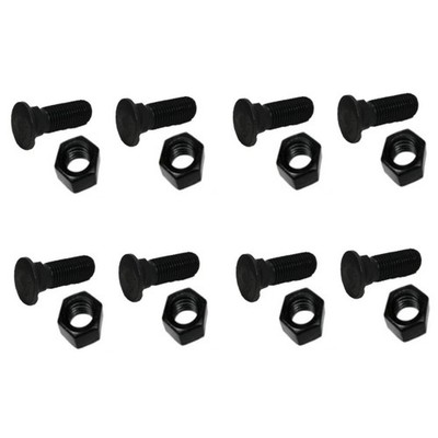 (8) Plow Bolt & Nut for Blades Cutting Edges 5/8-11x2 1/4 Grade 8 PM06705