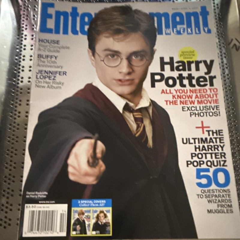 Entertainment Weekly Special Issue June 2007 Harry Potter Cover Story Pop Quiz