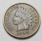 1899 INDIAN HEAD CENT,MOST OF LIBERTY, VERY NICE COIN!!!!(A4)