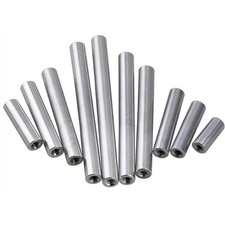 M3 Aluminum Column Round Threaded Sleeve Stud Standoff Nut Connector / OD 6mm