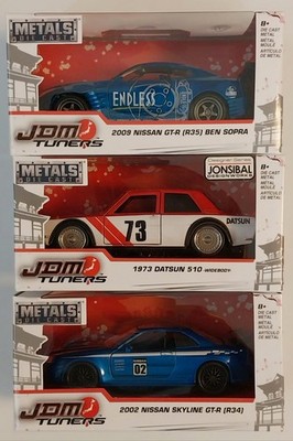 Jada Toys JDM Tuners Lot Of Three 1/32 Scale