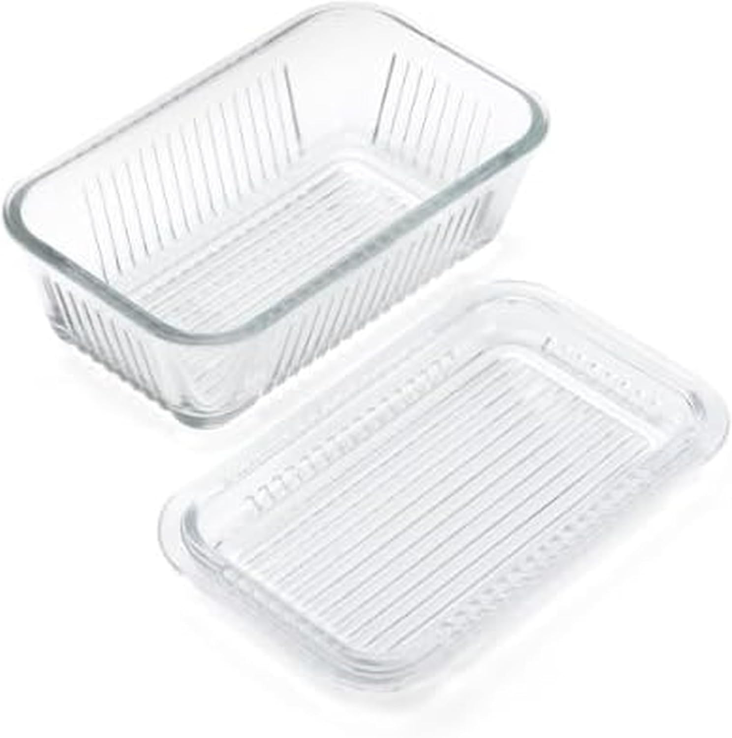 Multi Function Butter Dish, 6-Inch, Clear