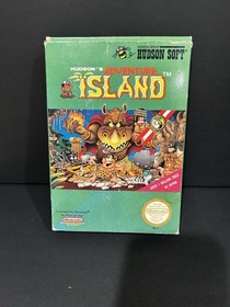 Adventure Island (Nintendo NES, 1988) With Original Box In Great Condition!