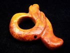 Old Nephrite Jade Stone Carved Sculpture HongShan Culture Piggy Dragon #12312307 — photo 5
