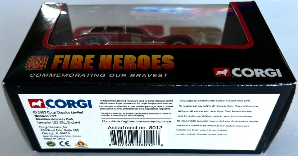 Corgi Fire Heroes - Memphis Fire Chief 1939 Chevrolet Sedan Car (2002) BRAND NEW - Image 2 of 3