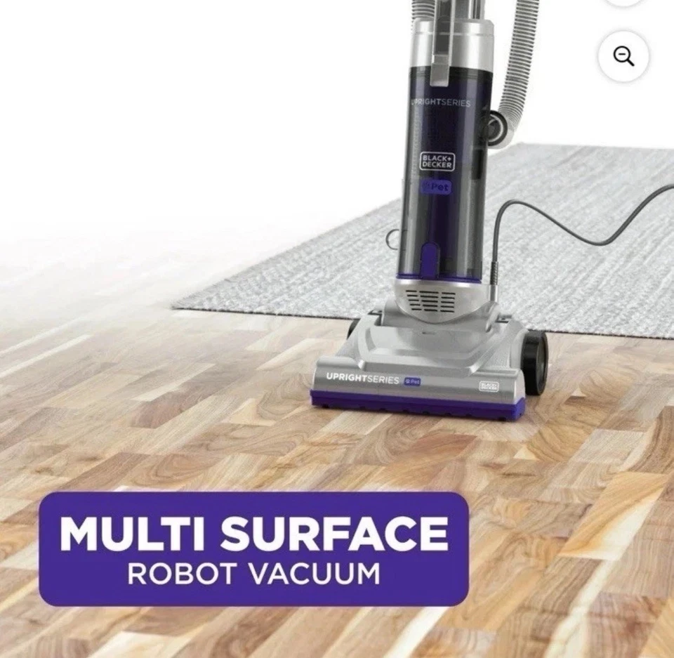 New Black+Decker Upright Series Lite PET 2L Upright Vacuum BDUR10-PET 1000W HEPA - Image 3 of 4