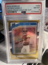 2024 Donruss Gold Die Cut Jayden Daniel’s /25 Rookie