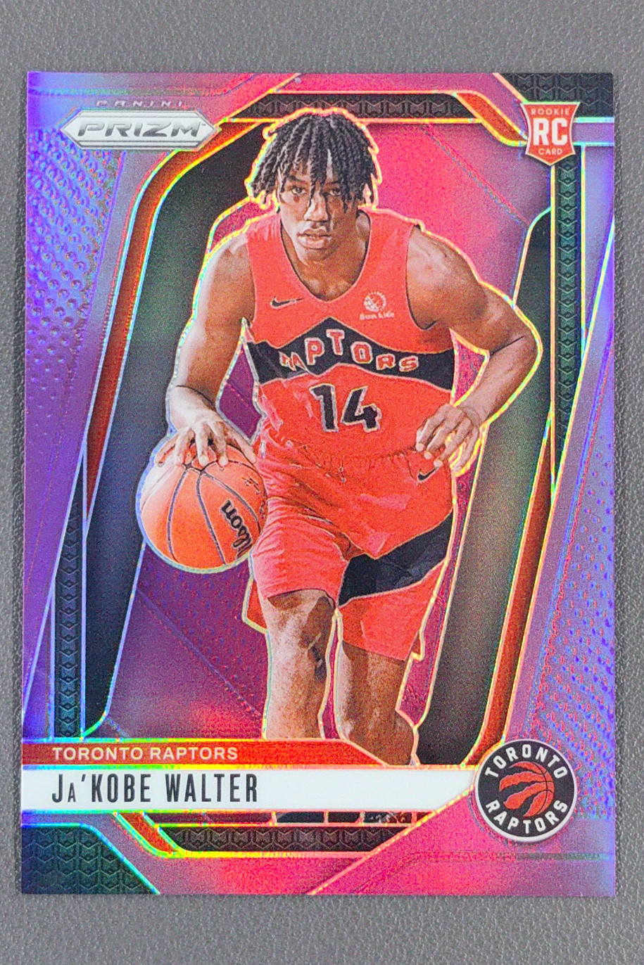 2024-25 Panini Prizm Ja’Kobe Walter Purple RC Rookie /99 #223