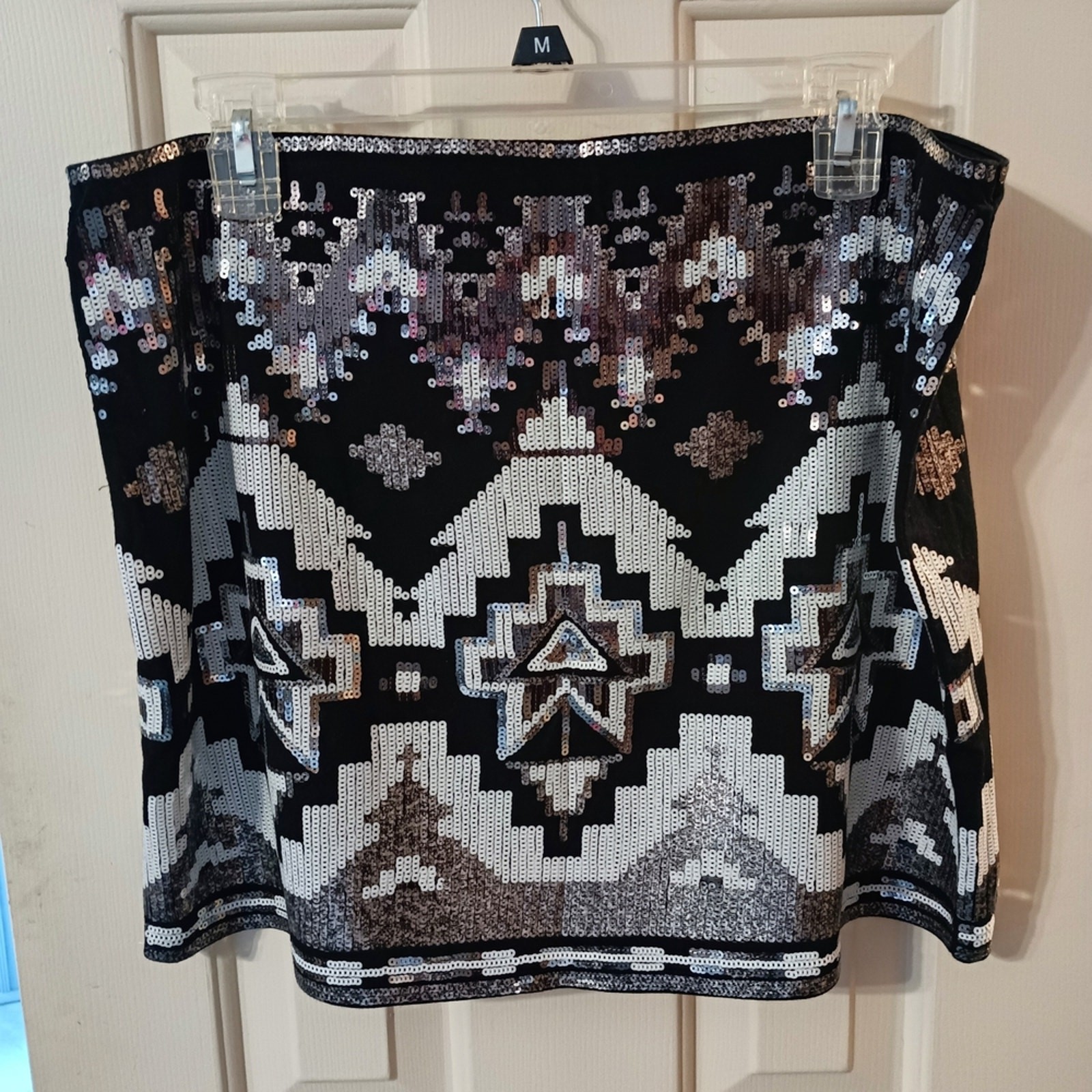 Express - Women's Sequined Patterned Mini Skirt -… - image 4