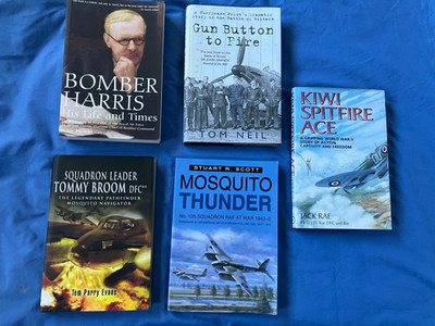 5 x LOVELY AIRCRAFT BOOKS MOSQUITO THUNDER SPITFIRE ACE BOMBER HARRIS TOMMY BROO