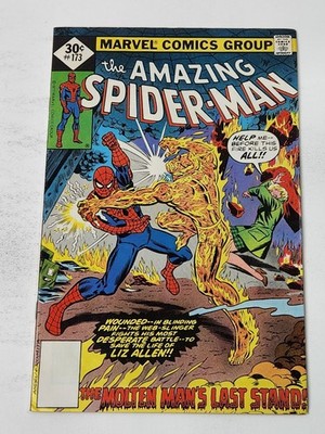 Amazing Spider-Man 173 WHITMAN Variant Marvel Comics Molten Man Bronze Age 1977