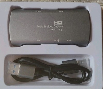 PIHEN Capture Card Gaming Recorder 1080P 60FPS HDMI to USB3.0 USB C Video/Audio