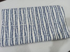 Block Print Indian Kantha Quilt King Handmade Cotton Bedspread Blanket Throw