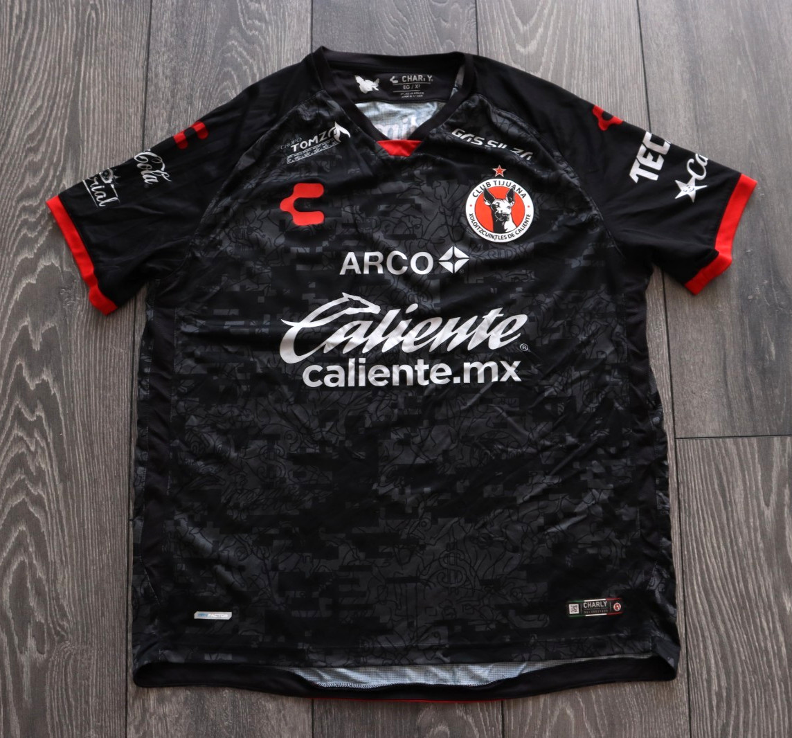 TIJUANA MEXICO 2020 2021 HOME FOOTBALL SHIRT SOCCER JERSEY CHARLY SIZE XL ADULT