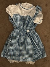 Dorthy Wizard Of Oz Halloween Costume Little Girls Size M