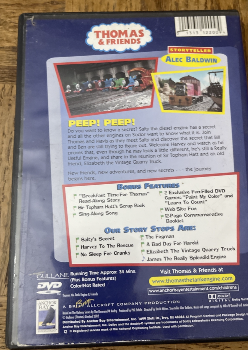 Thomas & Friends Saltys Secret DVD 13131220094| eBay