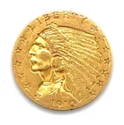 1910 $2.5 Indian Head Quarter Eagle United States Gold Coin AU Condition