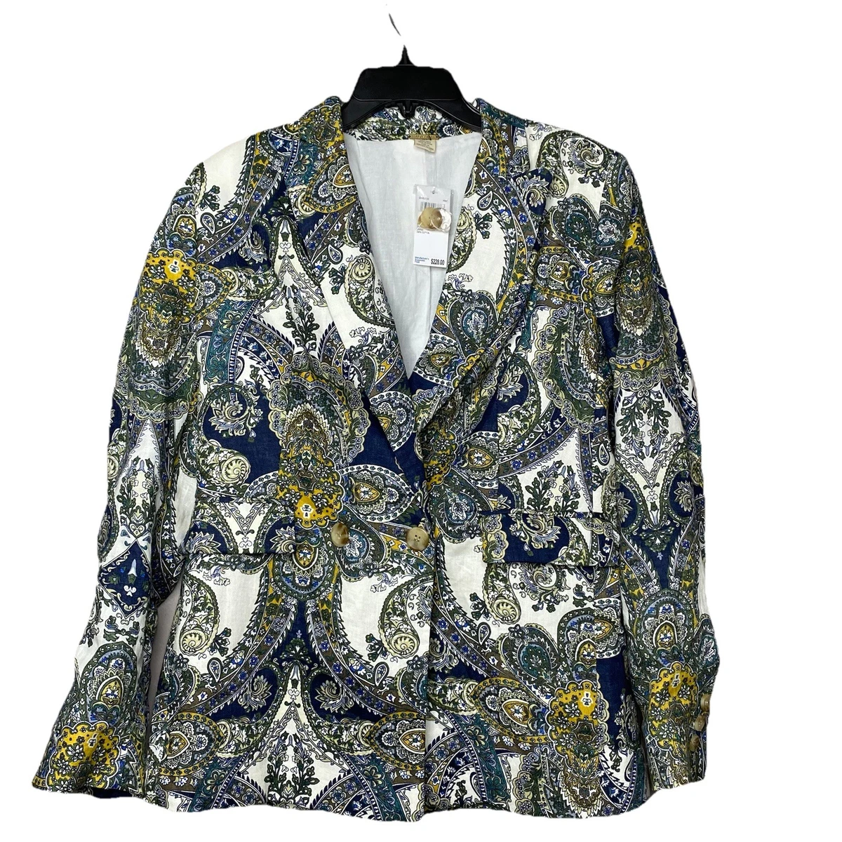 Veste Noire Tailleur Neuve Magaschoni Taille 0 - Détail œillet Doré, Fabriquée En Italie