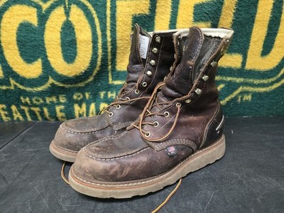 Thorogood Brown Leather Work Boots ASTM F2892-18 EH 10.5 2E 814