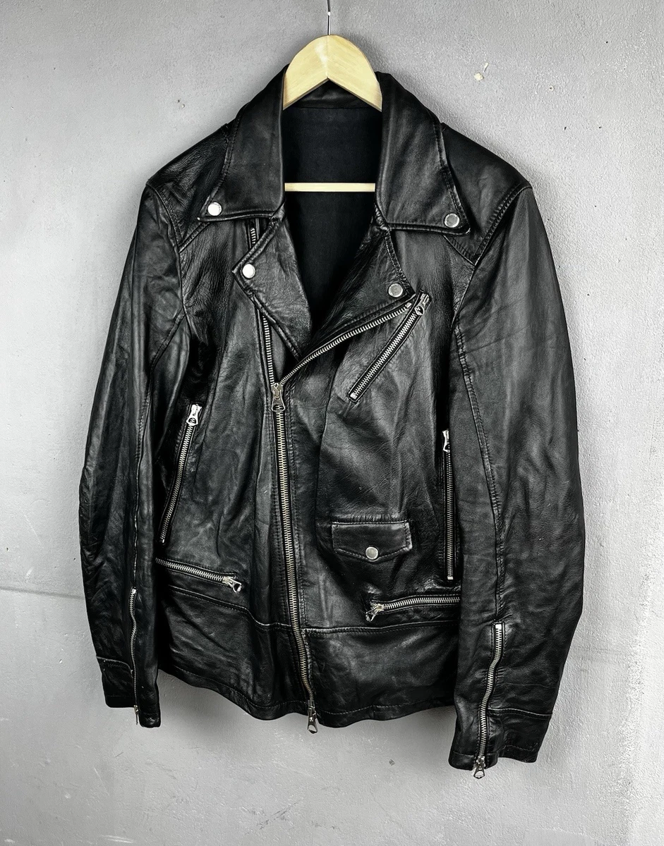 TAKESHY KUROSAWA パンチング レザージャケット ブラック 50 Takeshy Kurosawa Coats, Jackets & Vests for Men for Sale | Shop