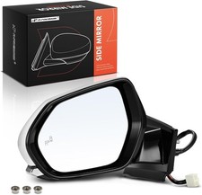 A-Premium Driver Side Power Door Mirror Compatible with Side, White