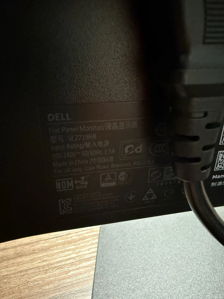 Dell SE2717HR 27-inch 75hz 1080p Widescreen LED Monitor Grade A - Image 4 of 4