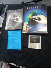 Vintage Game!! Populous For Amiga