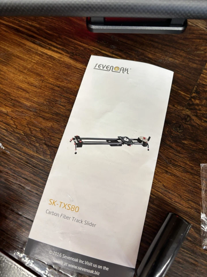 Sevenoak SK-TXS80 Deslizante de Fibra de Carbono para Cámara, 22.05lbs Capacidad, ALGUNOS DEFECTOS Foto 2 de 4