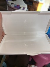 Empty Hard Plastic Wipe Container Diaper Genie Brand Slim On The Go