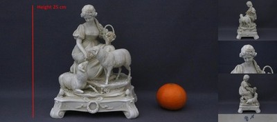 1890s/E. & A. Müller/Thuringia/Germany/antique figurine/porcelain/biscuit