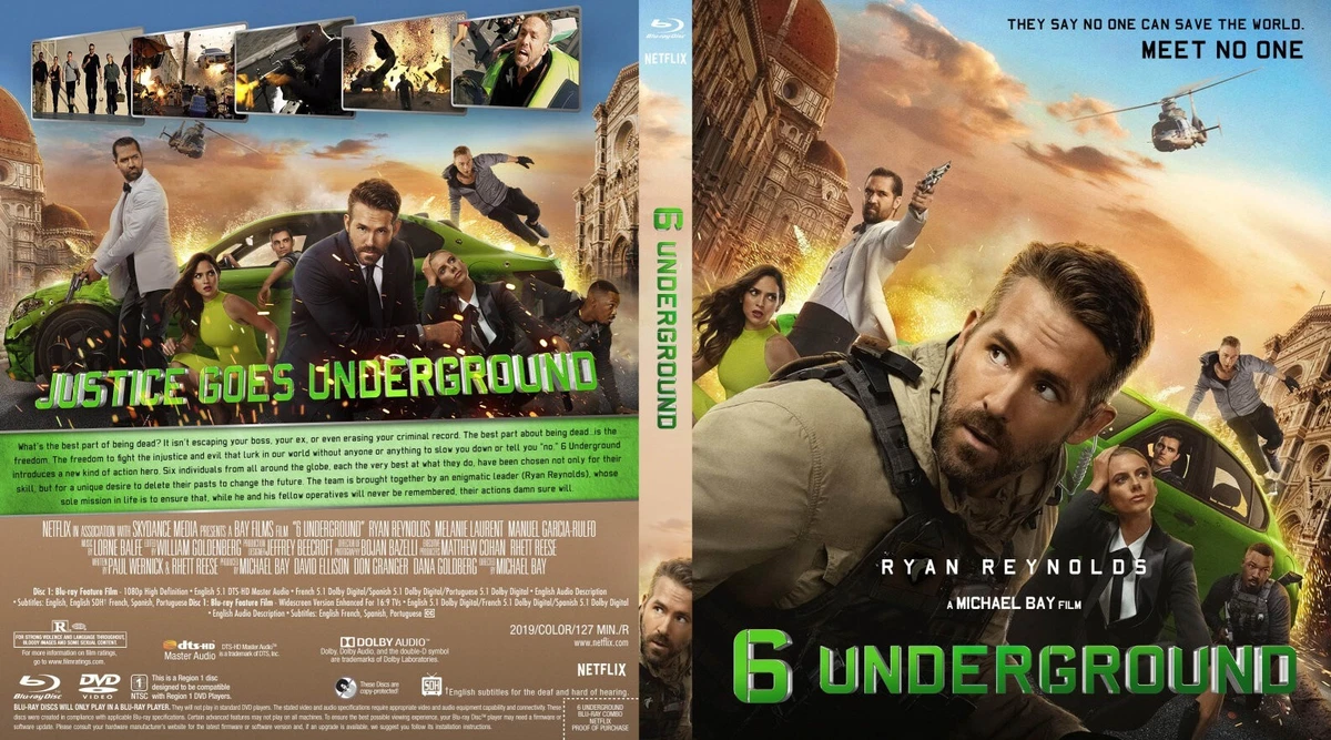 6 Underground CUSTOM Blu-ray Cover W/ Empty Case (No Discs) | eBay
