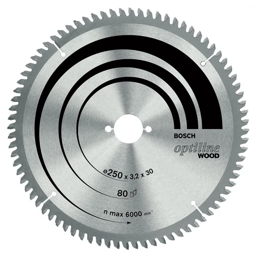 Bosch Kreissägeblatt Optiline Wood Kapp- und Gehrungssägen 254 x 30 x 2,8 mm 40