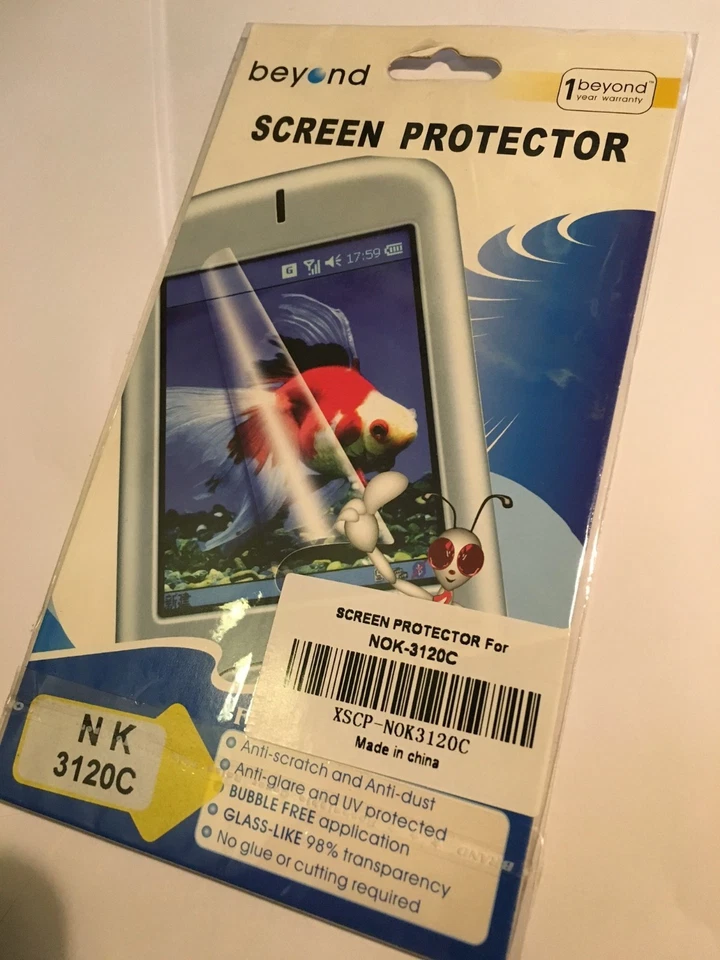 Nokia 3120C Screen Guard Protector in Clear XSCP-NOK3120C. Brand New Sealed pack - Image 3 of 4