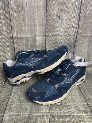 Mizuno Wave Rider 10 Fisherman Pack 8,5 UK Herren Sportschuhe Brandneu mit Etikett Selten £140 Turnschuhe