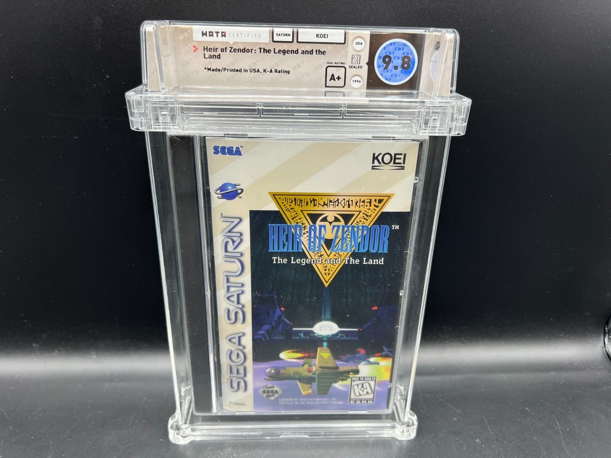 Heir of Zendor: The Legend and the Land Sega Saturn WATA 9.8 A+