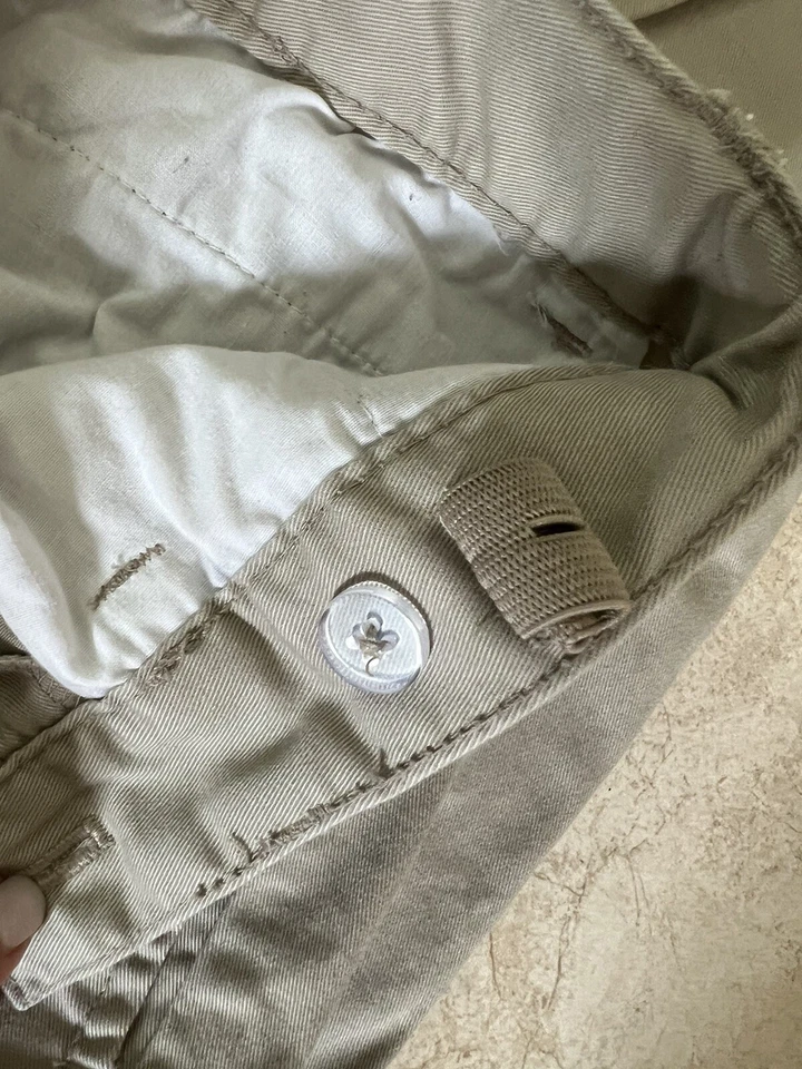 切诺基终极裤子 8 卡其色 100% 棉制服休闲裤 男孩 青少年 — 第 3/4 张图片