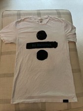ED SHEERAN  Divide Tour 2017  Licensed Concert White T-Shirt SMALL Double Sided