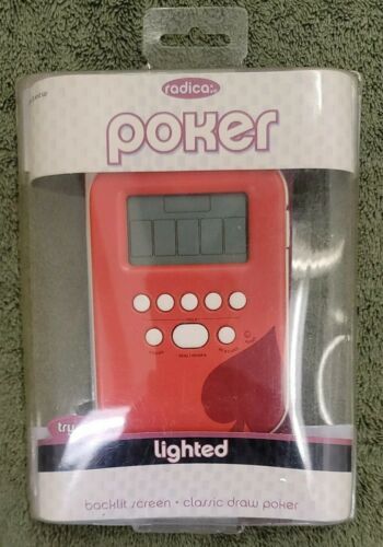 Vintage Radica Pocket Poker Model Royal Flush 3000 Untested | eBay