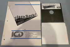 FLASHBACK - Atari 400/800 Computer ICD RAM Software 5.25" Disk Manual - TESTED 