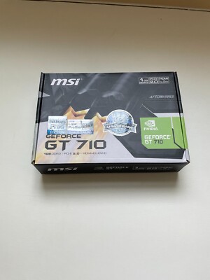 MSI NVIDIA GeForce GT 710 1GB DDR3 Graphics Card NEW