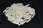 100 PCS WHITE BONE HAIR PIPE CHOKER BEADS PENDANTS 1"