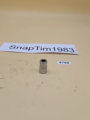 Snap-on TMM9 9mm 6pt 1/4'' Drive Shallow Chrome Socket Metric USA