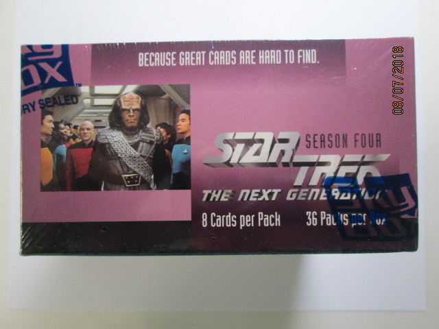 1996 STAR TREK: THE NEXT GENERATION - SEASON FOUR - SEALED BOX | eBay